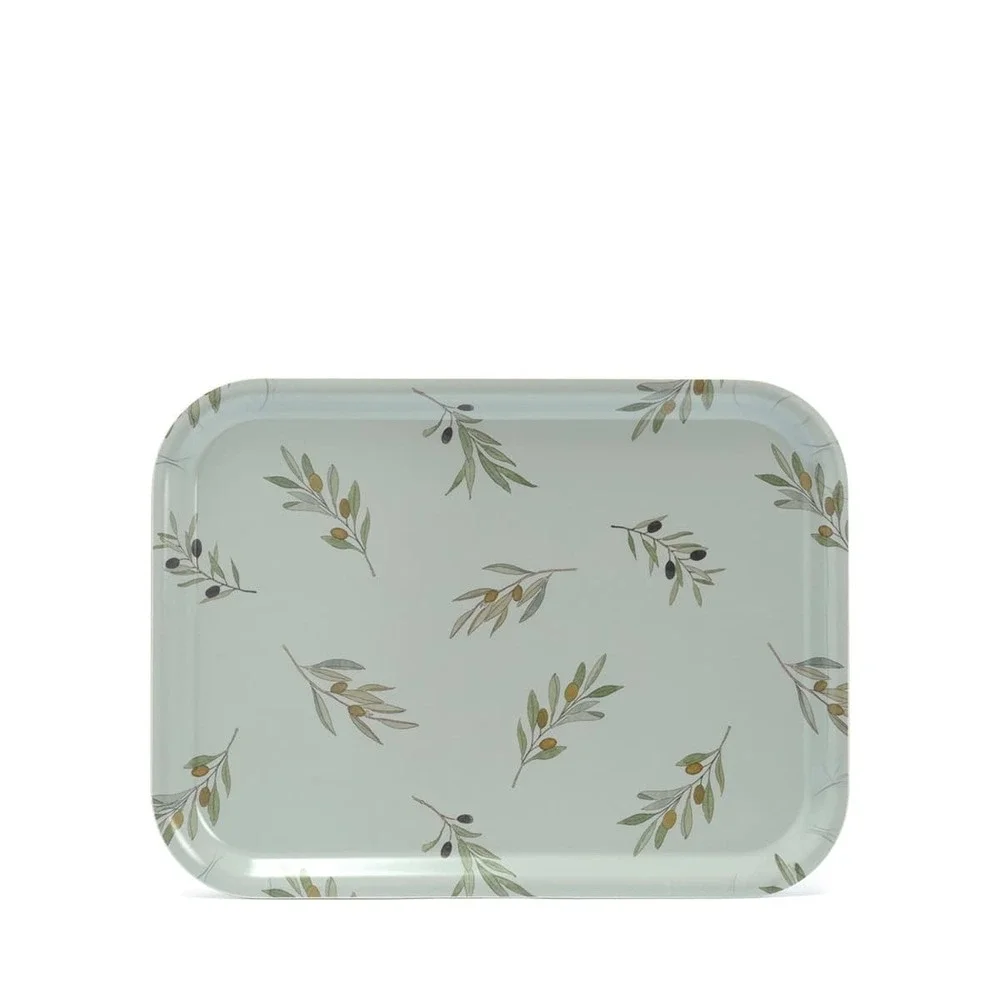 New Sophie Allport Olive Branch Birchwood Tray Made‎ in Sweden